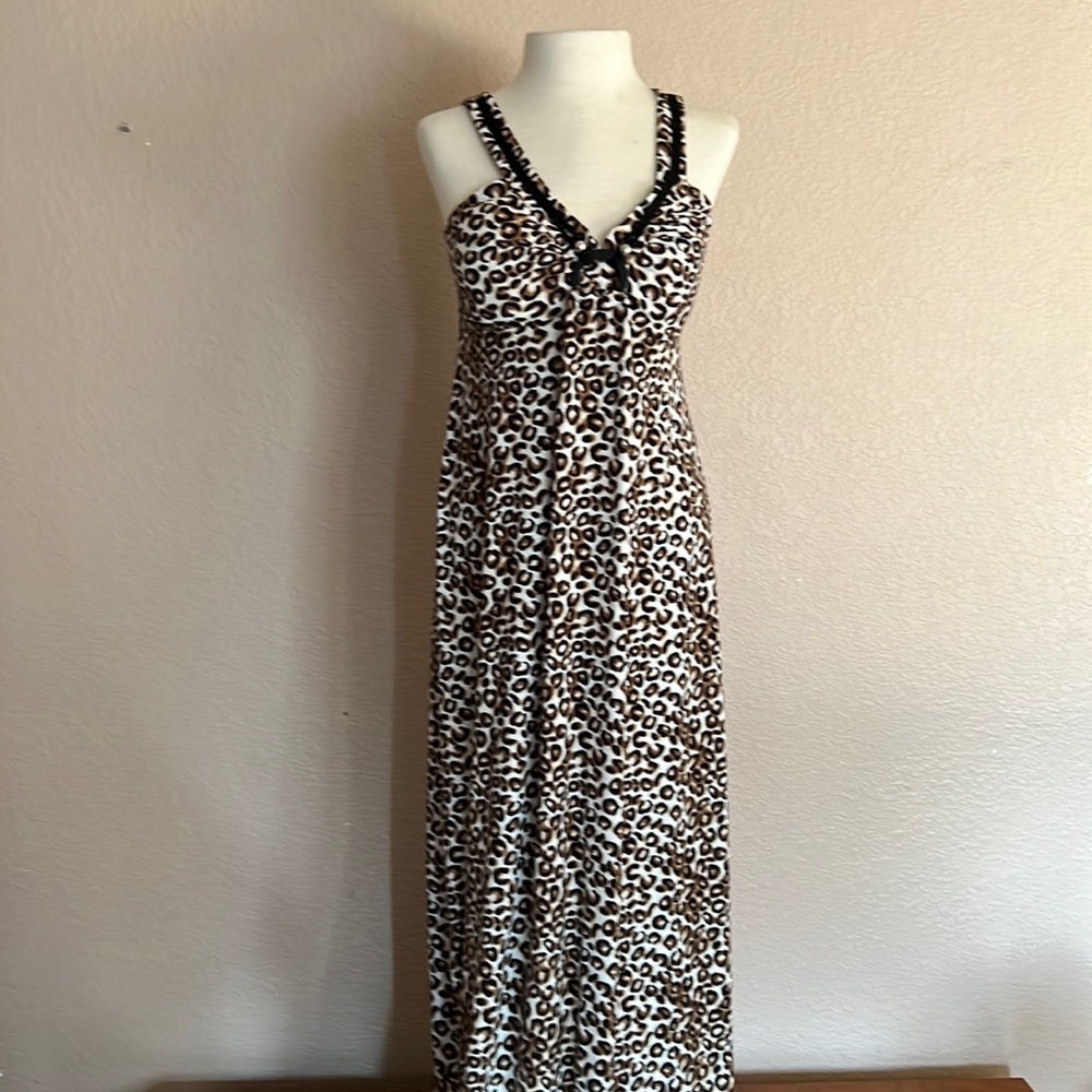 Animal Print Maxi Sundress Med